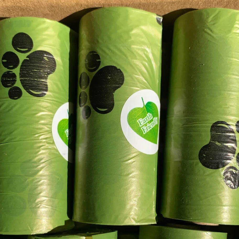 Green Party Waste Bags - Eco-Friendly Home Party Supplies pack of two